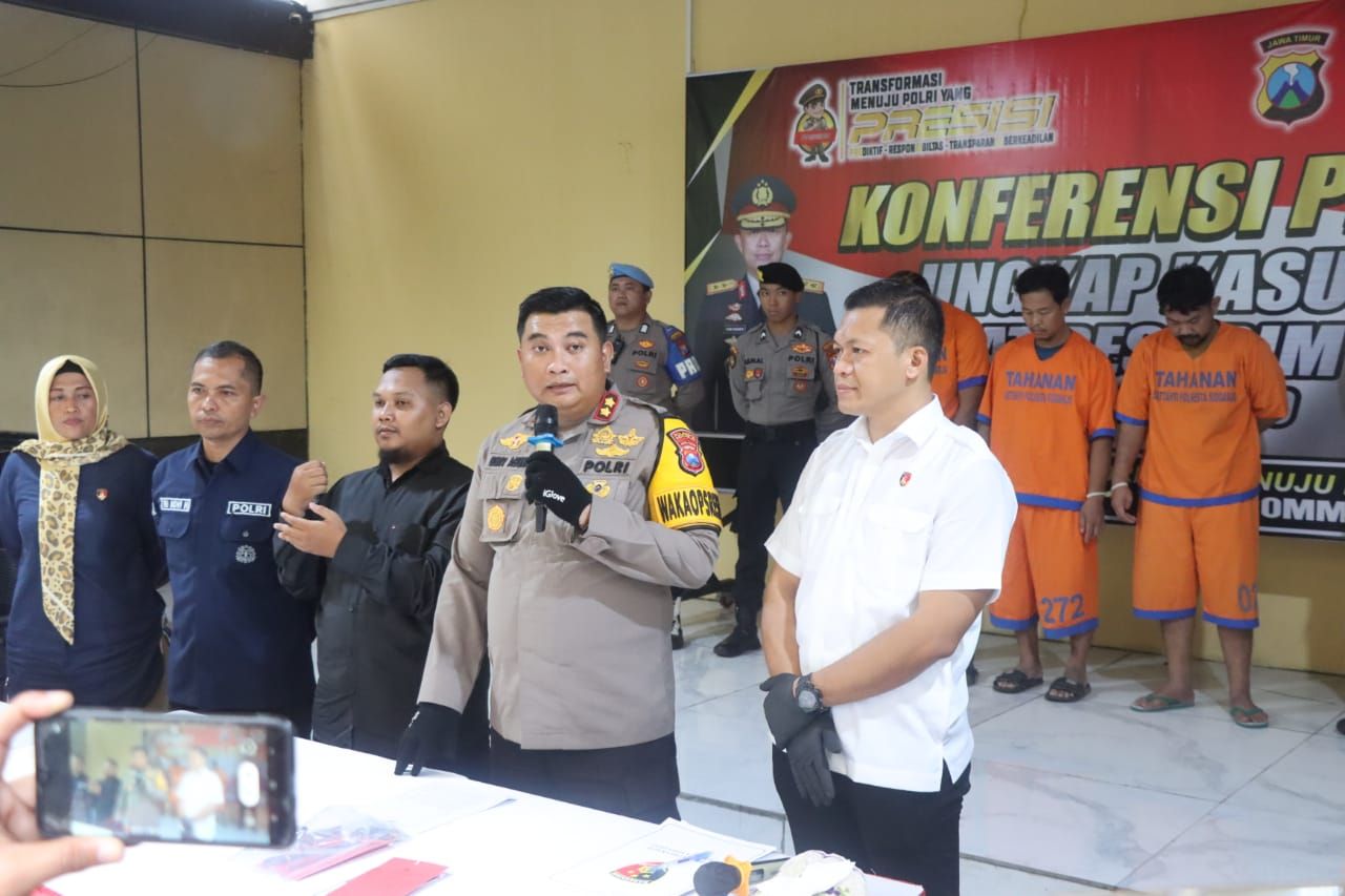 Polresta Sidoarjo Tangkap Pencuri Mobil Pick Up