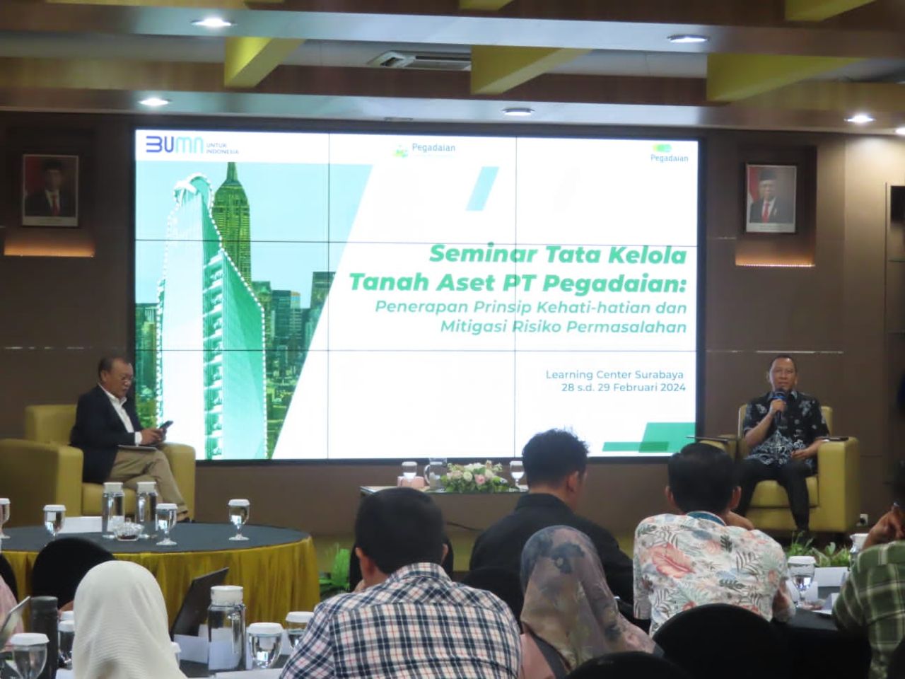 Pegadaian Gelar Seminar Tata Kelola Tanah Aset di Surabaya