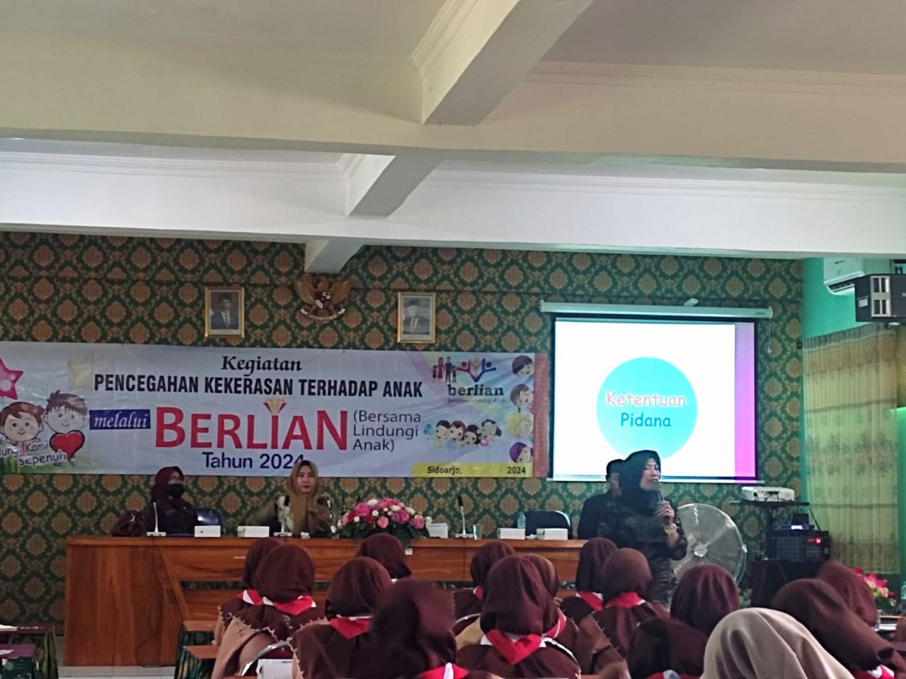 Cegah Bullying Unit PPA Polresta Sidoarjo Sosialisasikan BERLIAN