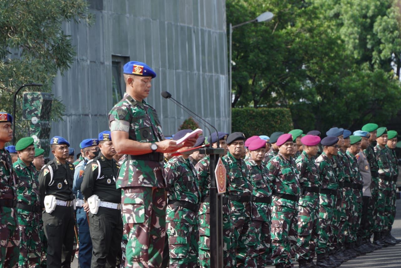 Kodiklatal Dukung Gelar Operasi Gaktib dan Yustisi Polisi Militer