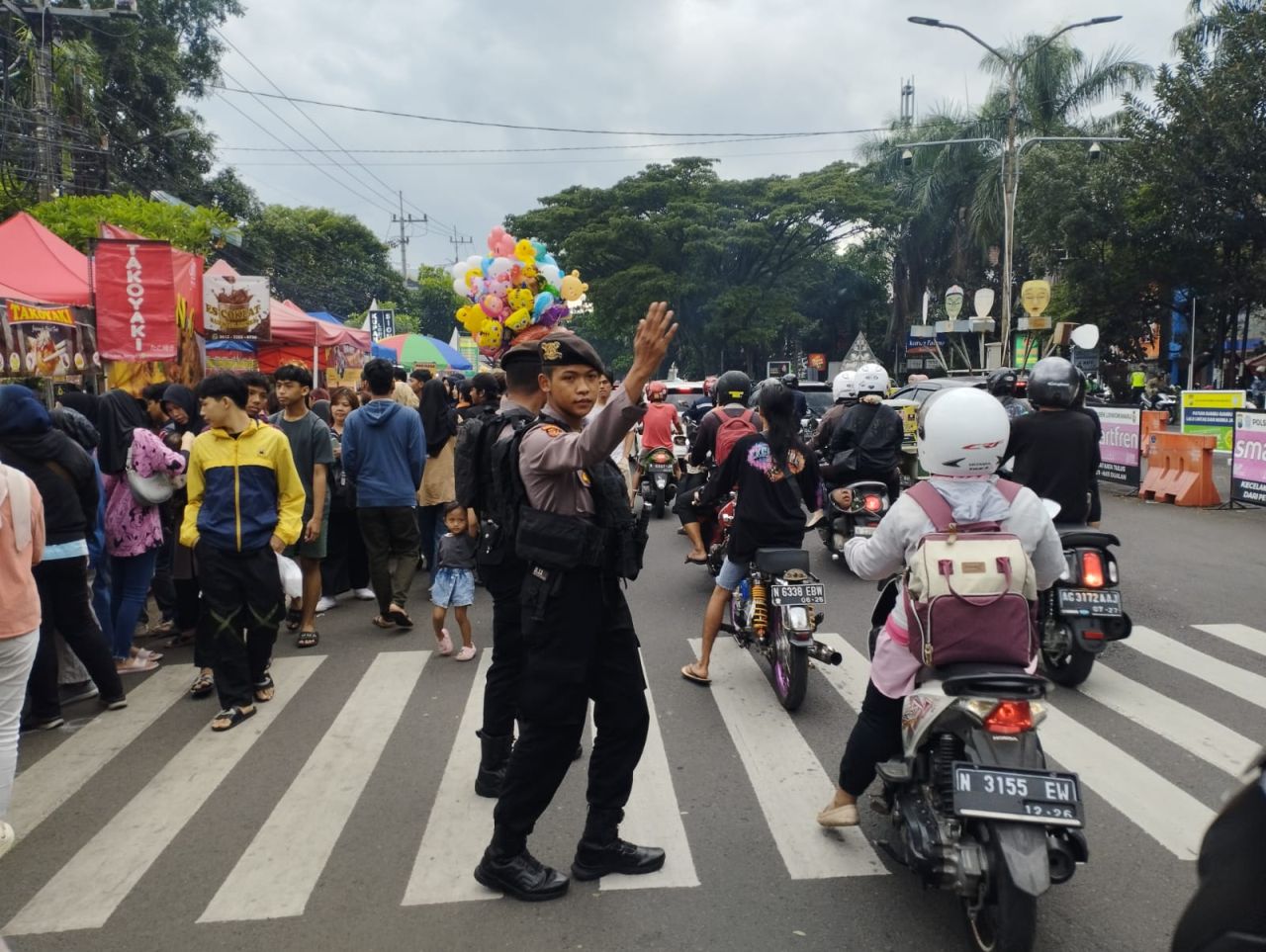 Mobilitas Masyarakat Meningkatkan, Polresta Malang Kota Maksimalkan Patroli