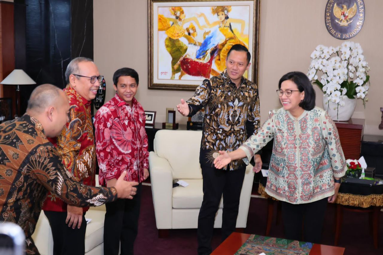 Bertemu Sri Mulyani, AHY Bicarakan Program Strategis