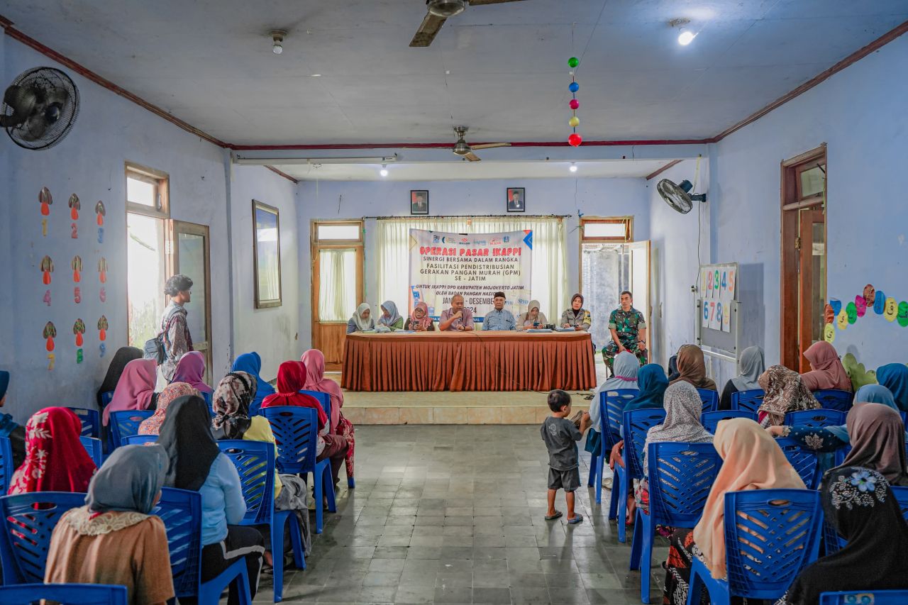 Satresnarkoba Polres Mojokerto Sosialisasi P4GN di Desa Wringinrejo