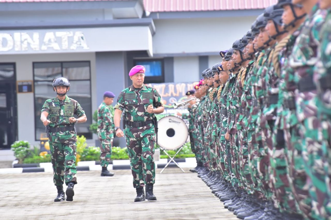 Ini Pesan Letjen TNI Marinir Nur Alamsyah kepada Ratusan Tamtama TNI AL Satdik-2 Makassar