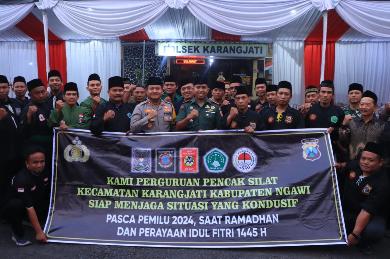 Harmonisasi, Polres Ngawi Silaturahmi dengan Perguruan Silat