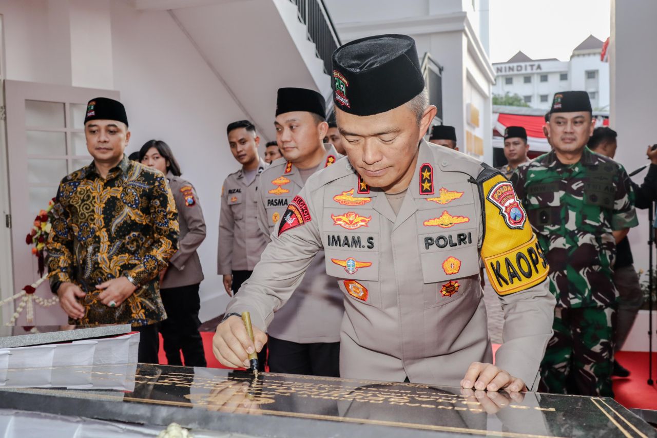 Gedung Polisi Istimewa di Polrestabes Surabaya Diresmikan