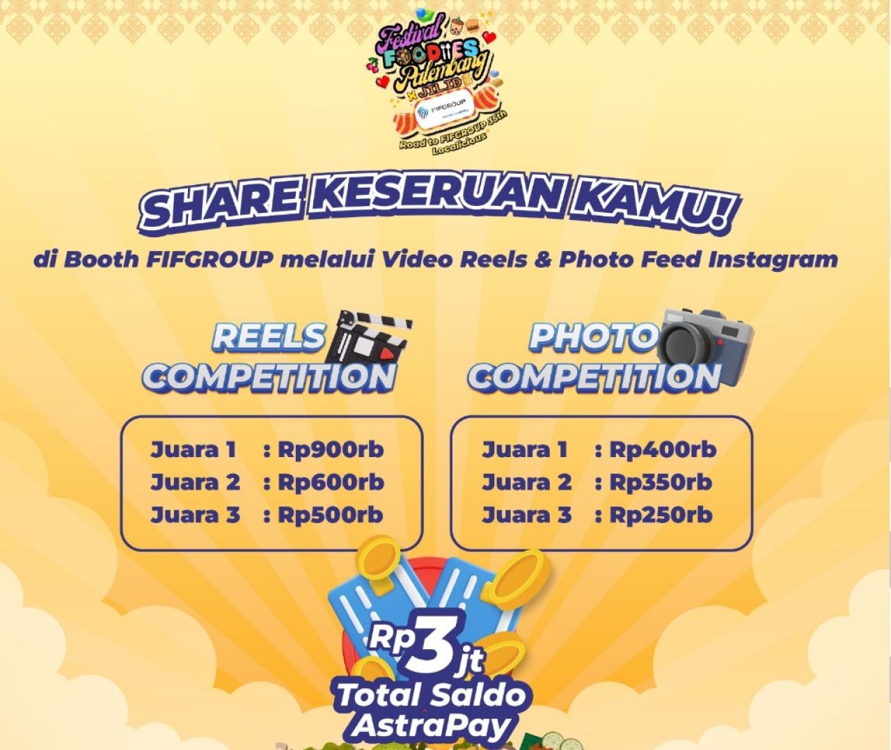 Yuk! Ikuti Lomba Photo & Video Reels Road to 35th FIFGROUP Localicious