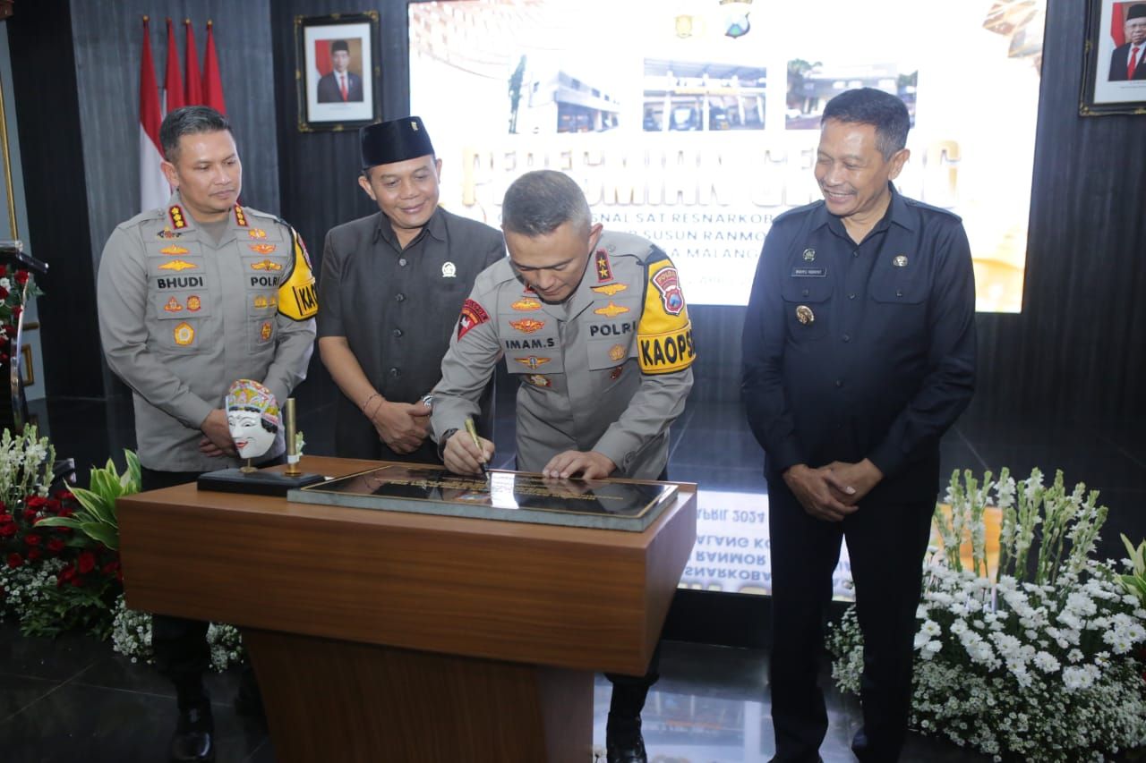 Gedung Opsnal Polresta Malang Kota Diresmikan