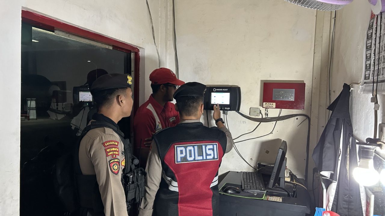 Polres Probolinggo Kota Cek Sejumlah SPBU