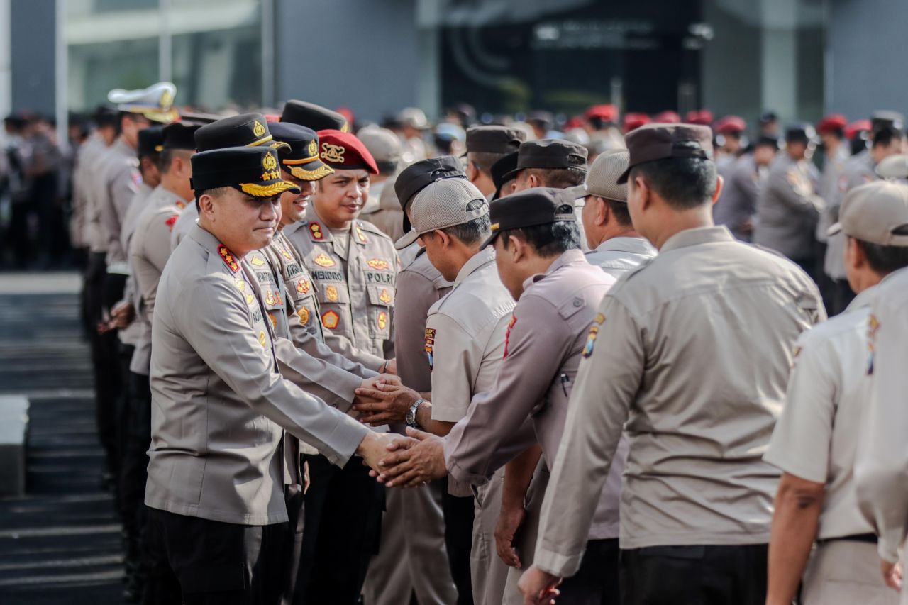 Kapolrestabes Surabaya Gelar Halal Bihalal