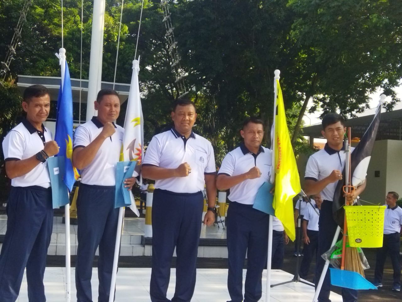 Laksda TNI Eko Wahjono Ajak Personel Gemar Berolah Raga