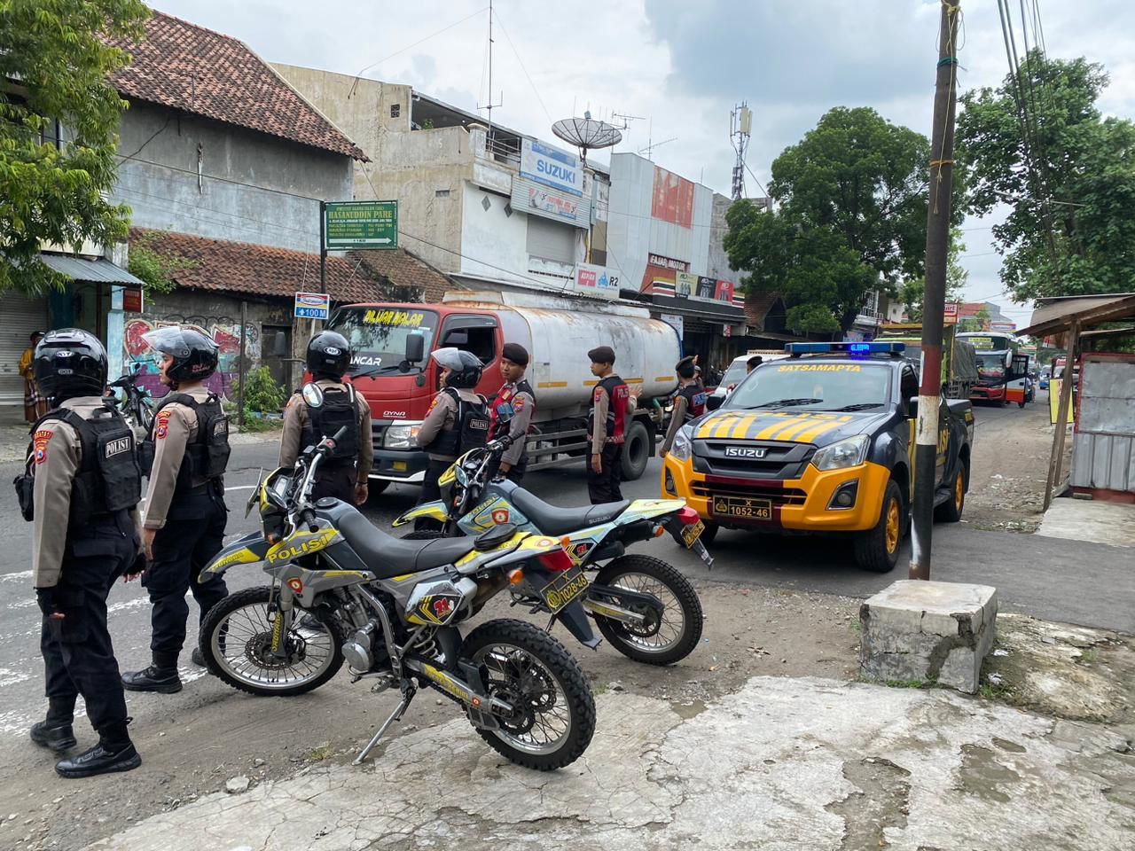 Patroli Rutin, Polres Kediri Sasar Objek Vital