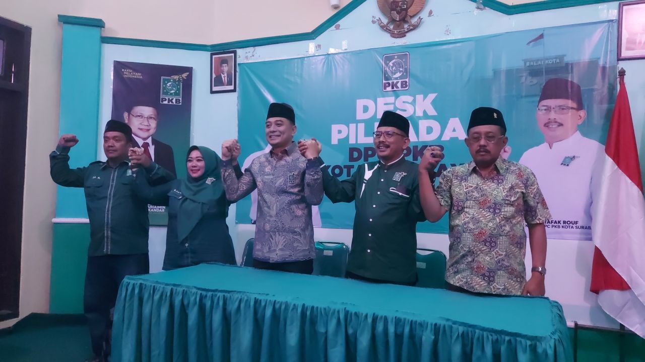 Eri Cahyadi Full Senyum Dapat Rekom PKB, Siap Lanjutan Pembangunan Kota Surabaya 