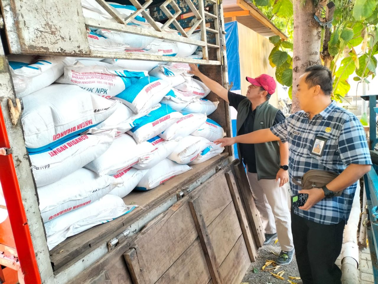 Delapan Ton Pupuk Bersubsidi Gagal Diselundupkan