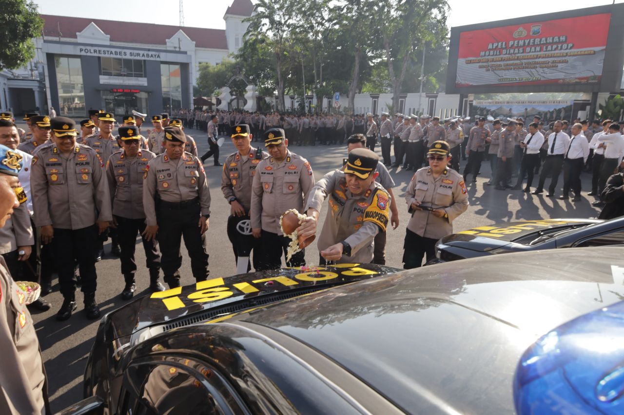 Apel Penyerahan Sarana Mobil Kepada Jajaran
