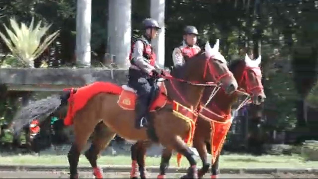 WWF ke-10 Bali Pasukan Berkuda Diterjunkan