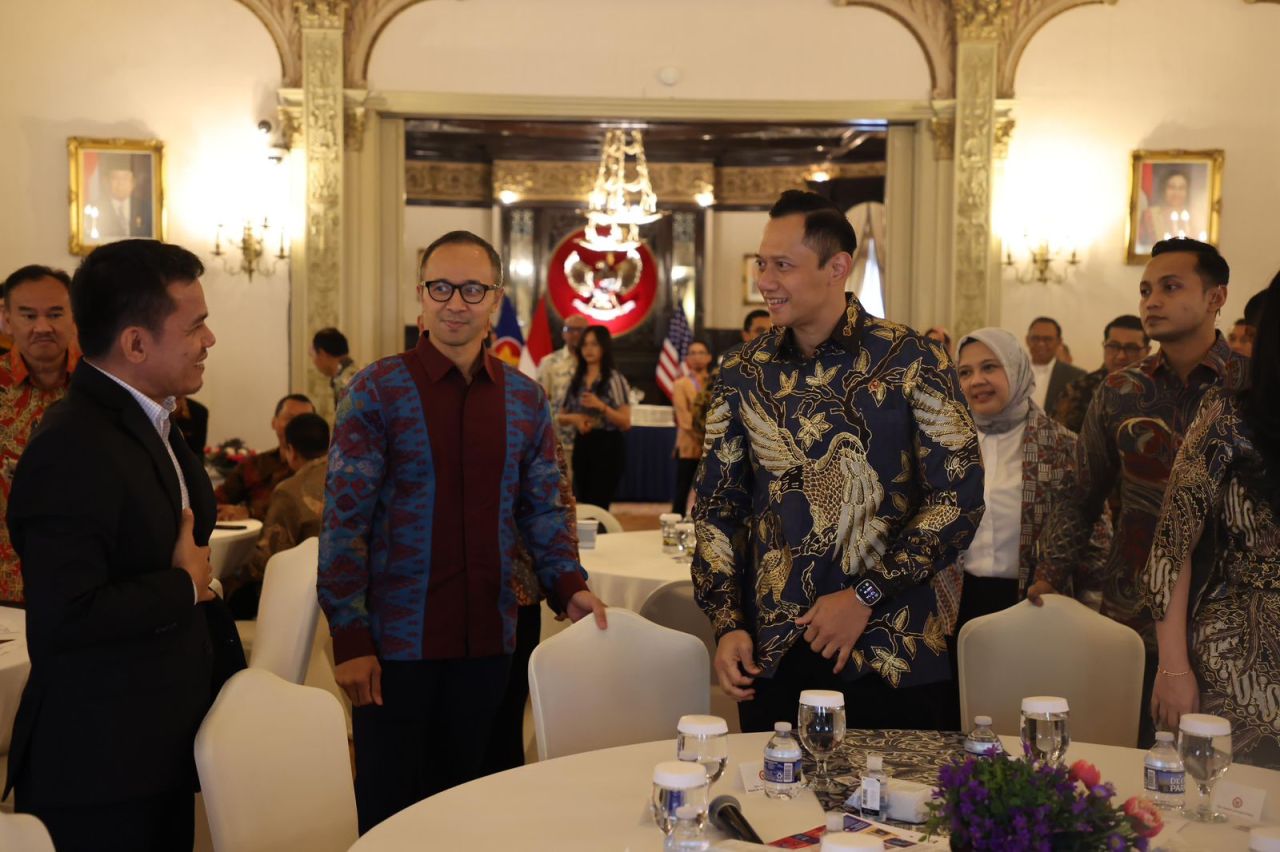 Menteri AHY Temui para Diplomat RI di AS