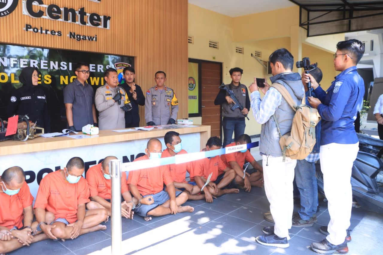 Polres Ngwi Bekuk Tiga Residivis