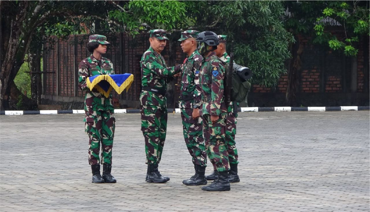 Dikmata XLIV Satdik 1 Kodiklatal Selesai Lattek Tahap Dasar Keprajuritan