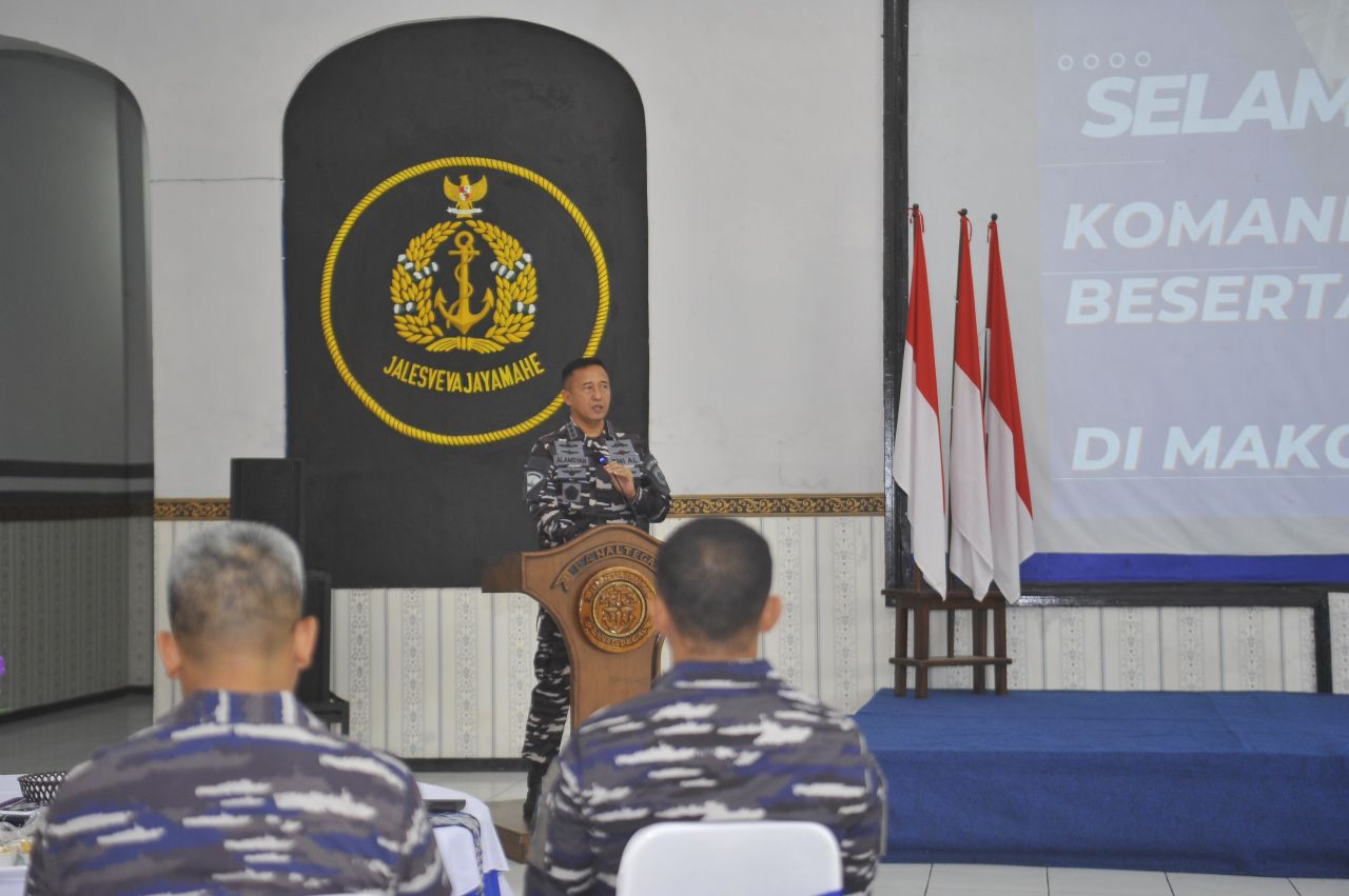 Kunjungan Kerja, Letjen TNI Marinir Nur Alamsyah Disambut Ketua DPRD Tegal 