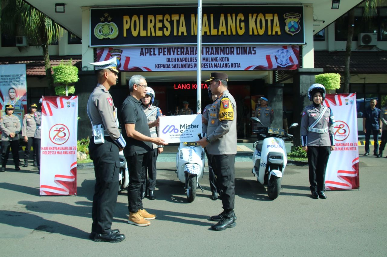 Usung Konsep Go Green, Polresta Malang Kota Libatkan Polwan Patroli Srikandi Makota