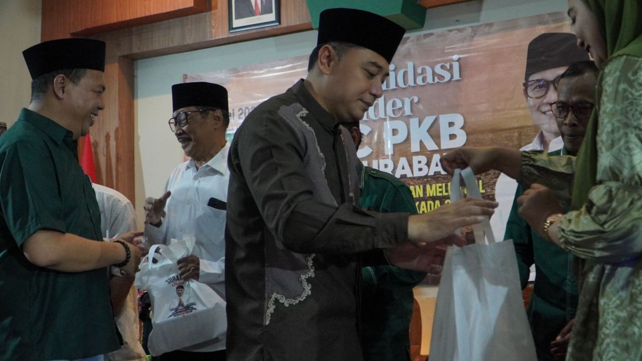 Silaturahmi dengan PAC dan Ranting, PKB Surabaya Sosialisasikan Eri - Armuji 
