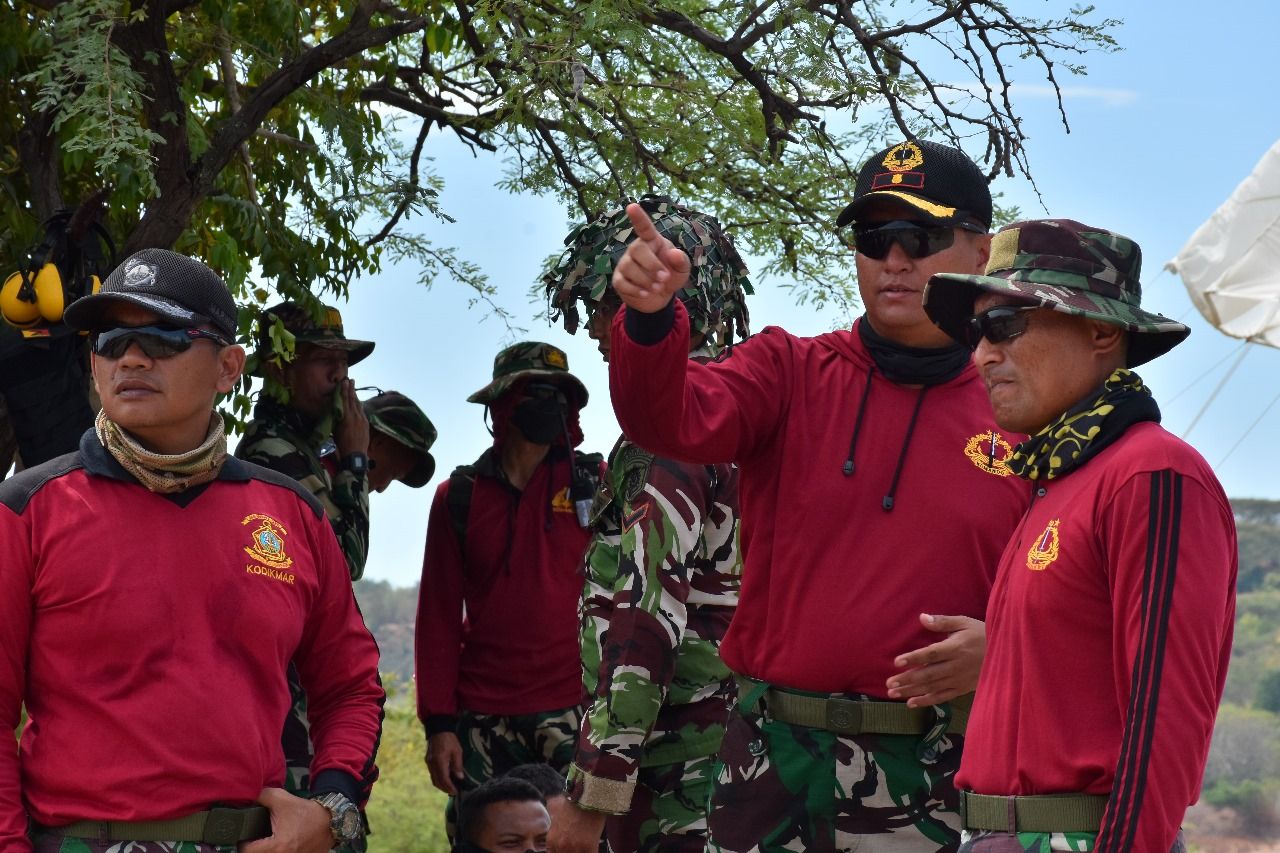 Asah Kemampuan Siswa Korps Marinir, Kodikmar Gelar Lattek Baksenrat 