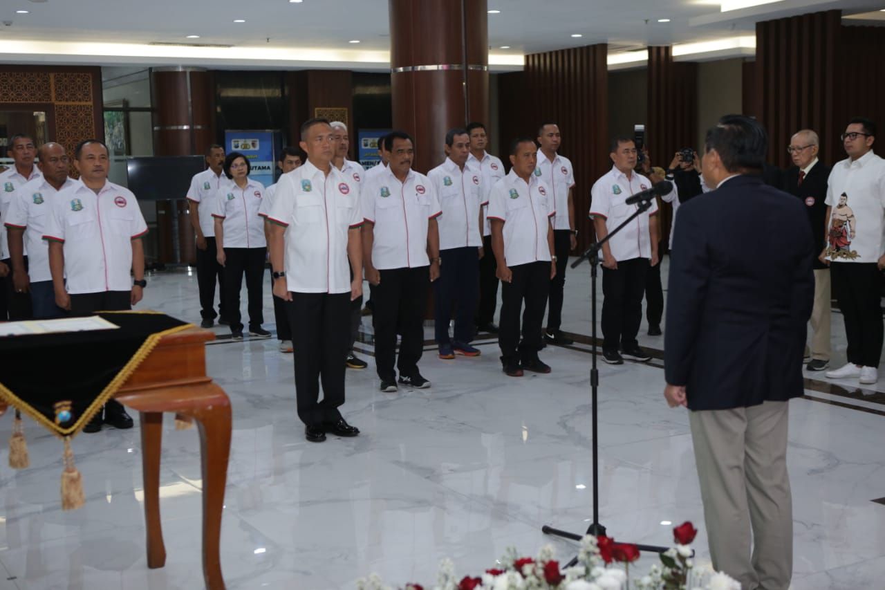 Pelantikan Pengprov PBVSI Jatim