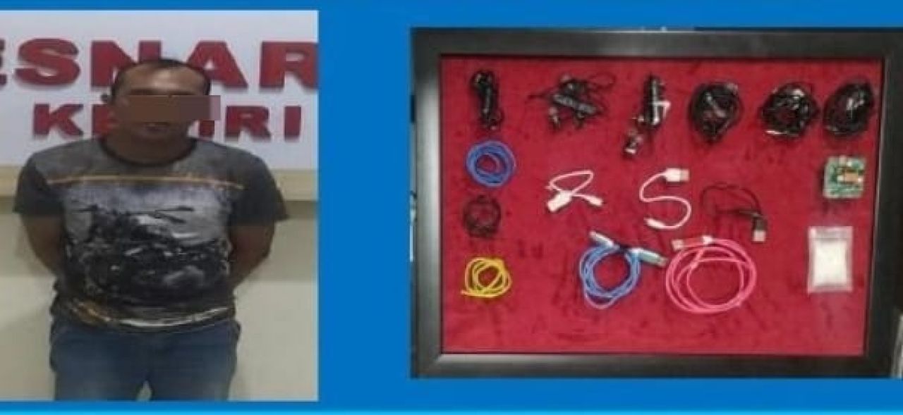 Terduga pelaku yang diamankan polisi