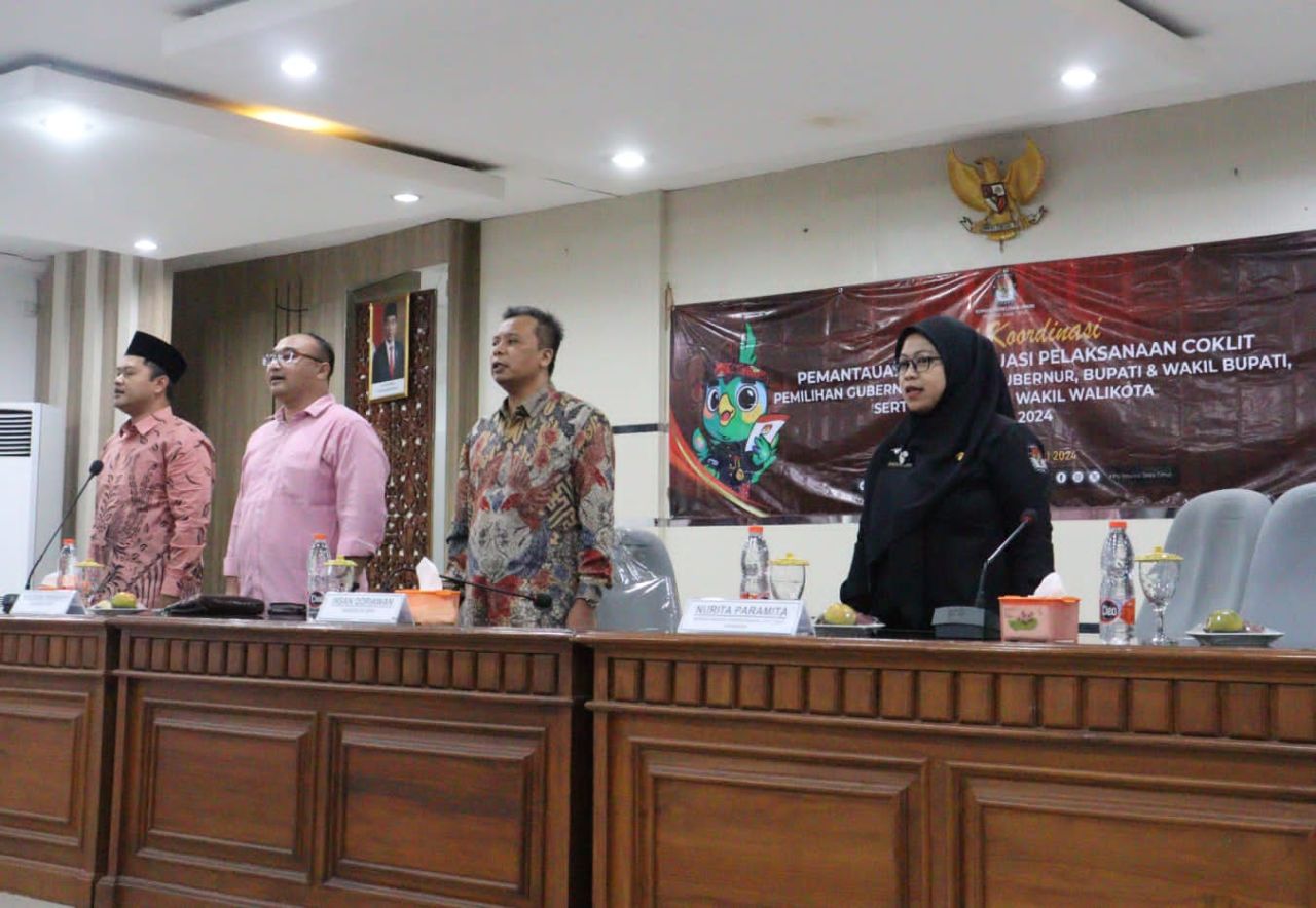 Rapat Koordinasi Pemantauan dan Evaluasi Pelaksanaan Coklit
