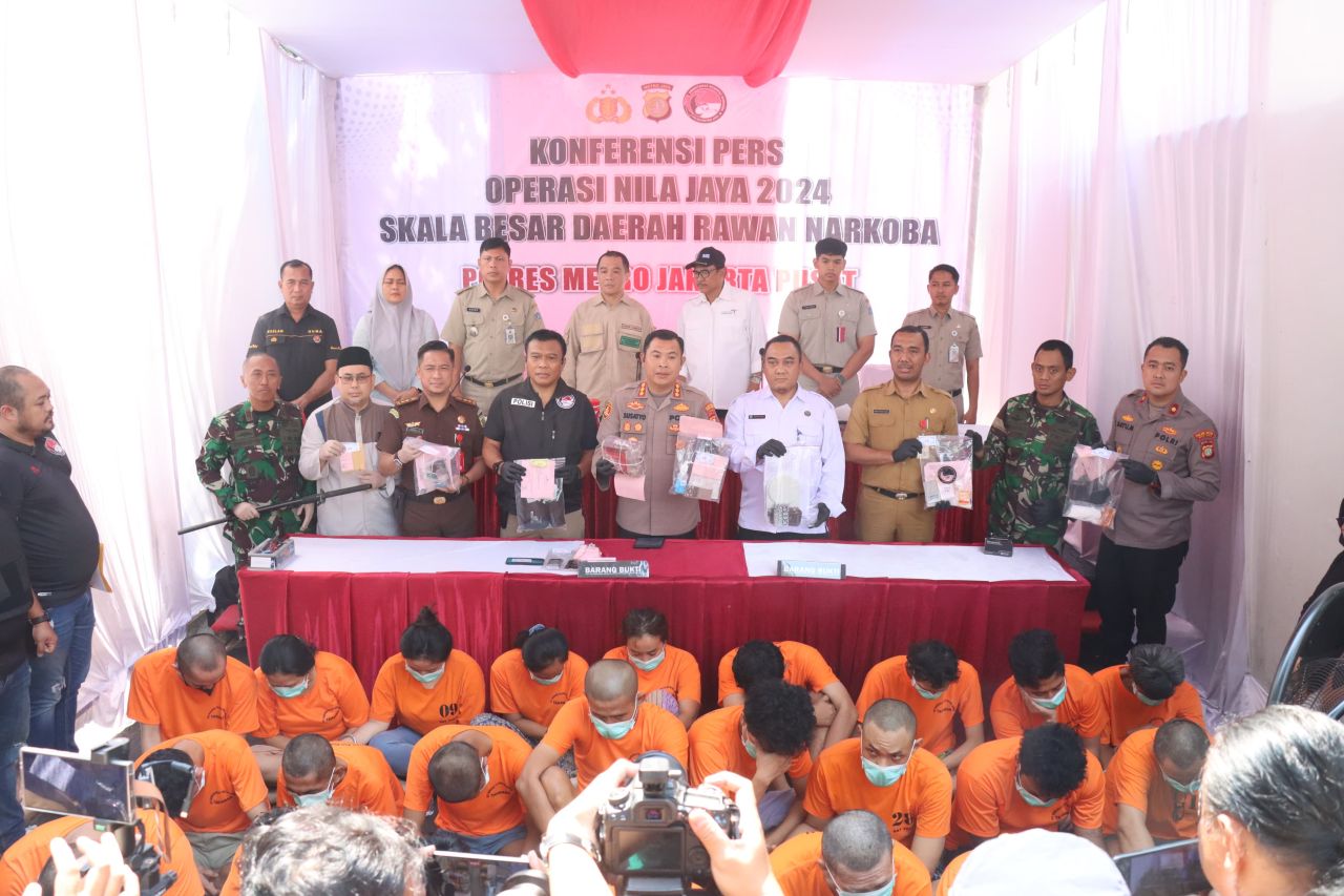 Operasi Nila Jaya, 2 Kg Sabu Disita, 26 Tersangka Ditangkap 