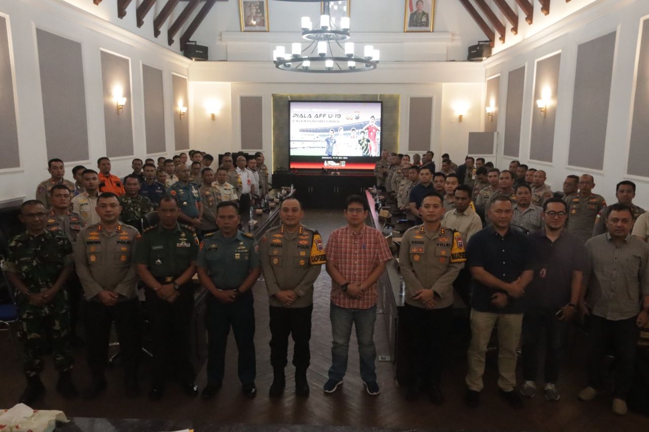 Ribuan Personel Gabungan Disiapkan Untuk Laga Pembuka AFF - U 19 2024