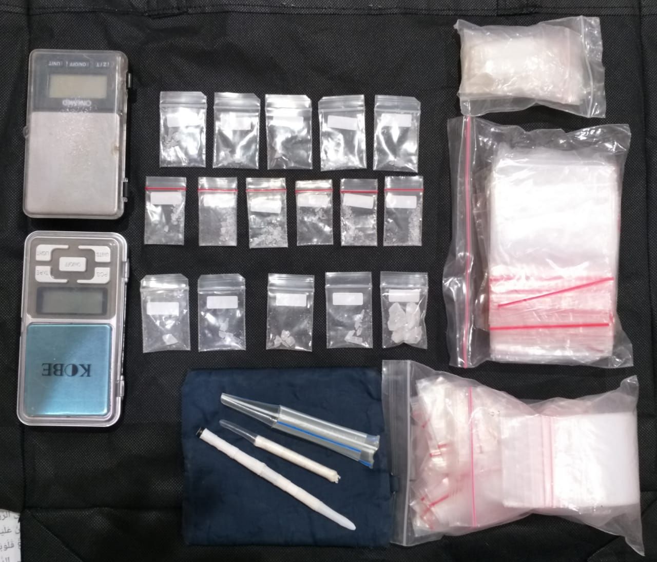 Kantong sabu yang disita dari terduga pengedar narkoba