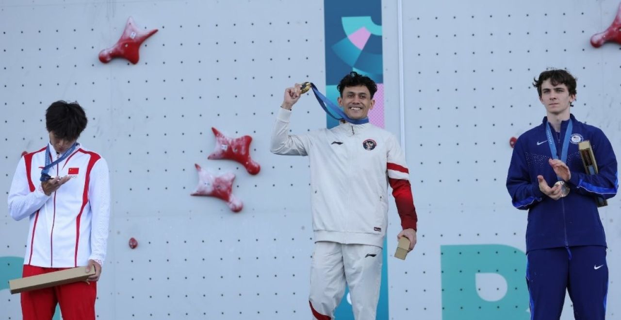 Veddriq Leonardo peraih medali emas olimpiade Paris 2024