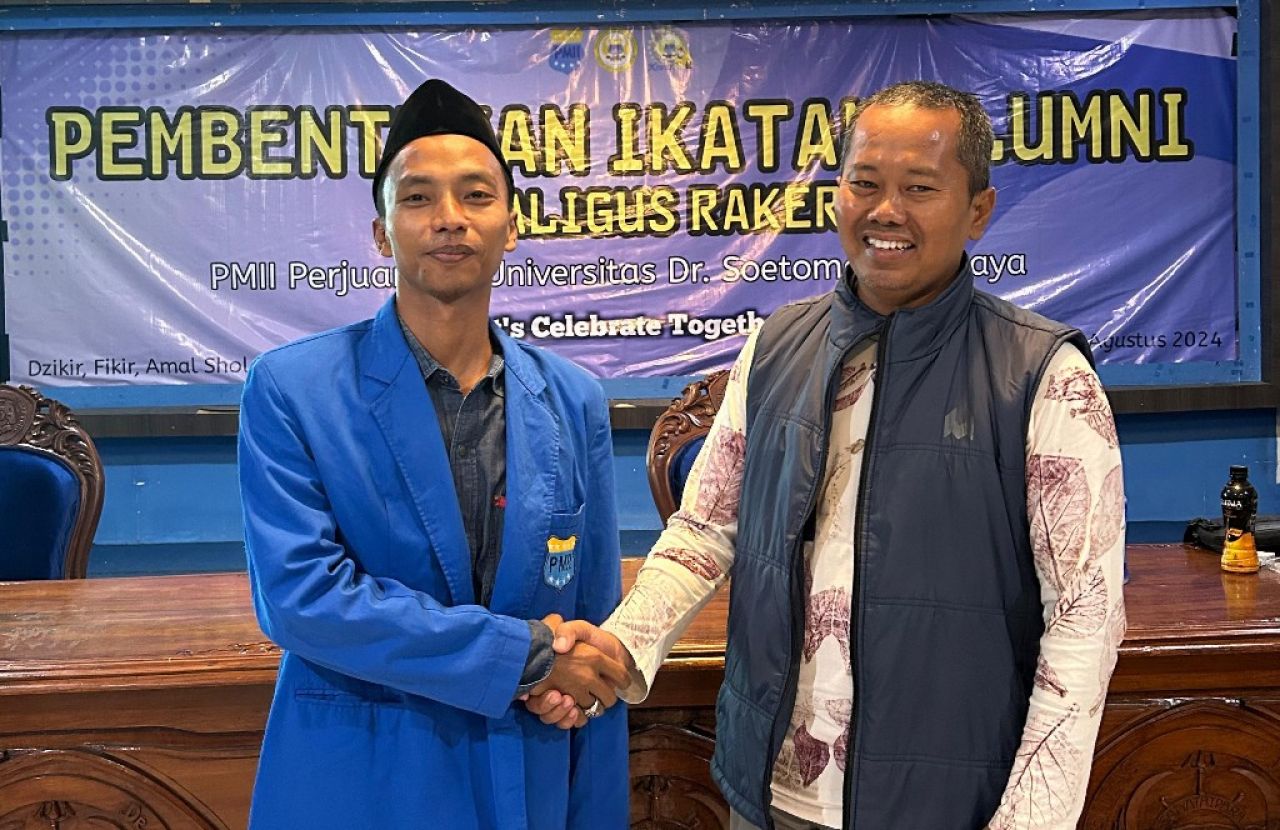 M. Zahdi Nahkodai IKA PMII Perjuangan Unitomo 
