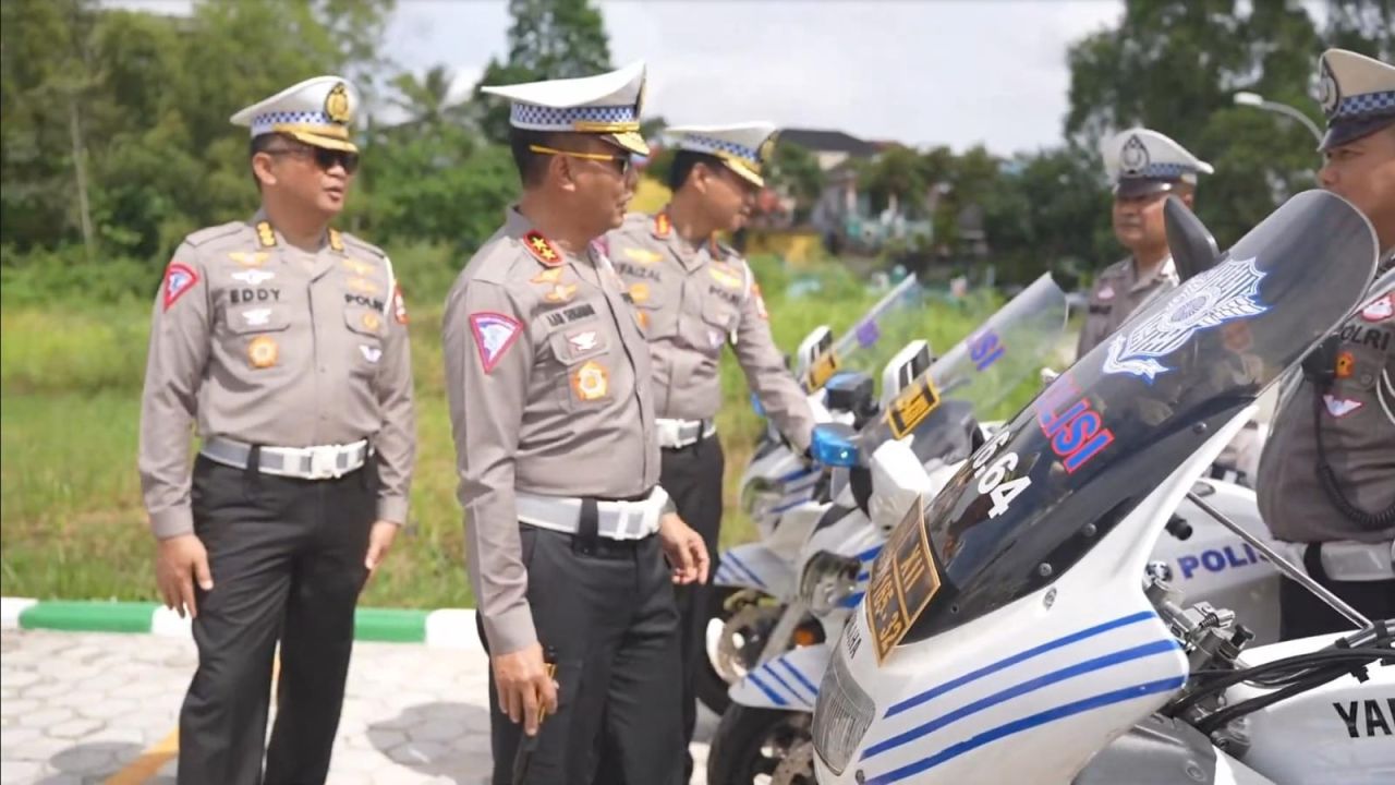 Jelang HUT Kemerdekaan RI ke-79 di IKN, Kakorlantas Cek Kesiapan Personel dan Kendaraan Lalu Lintas