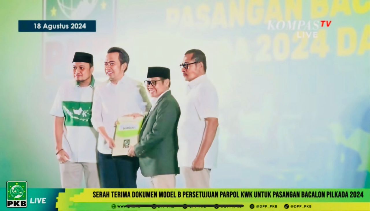 Gus Fawait saat dapat rekom PKB