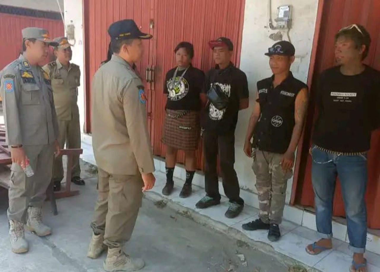 Dirasa Menganggu Ketentraman Umum Sejumlah PGOT di Pemalang Ditertibkan Pasukan Penegak Perda