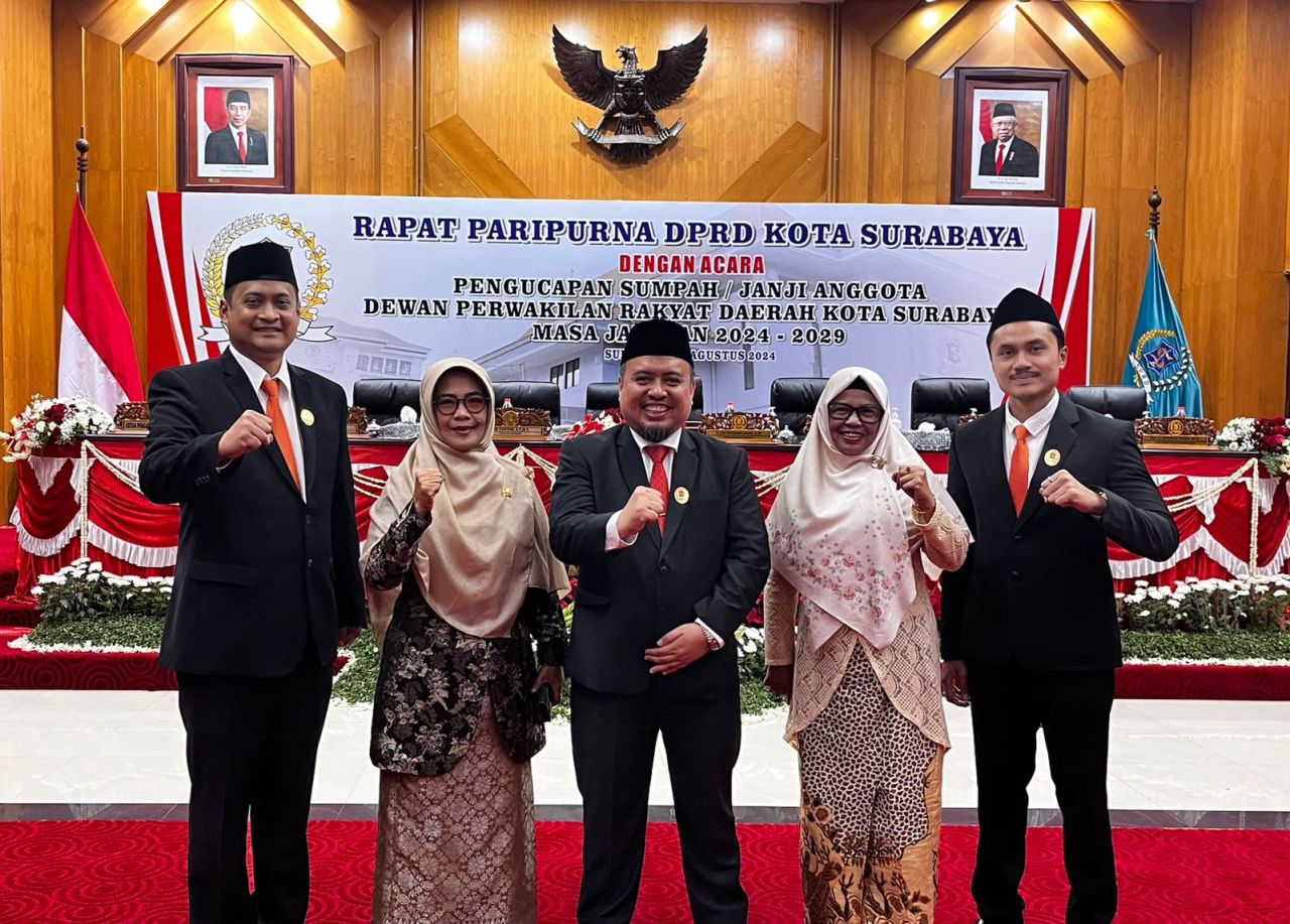 Ini Profil Lima Anggota Fraksi PKS DPRD Kota Surabaya Periode 2024-2029