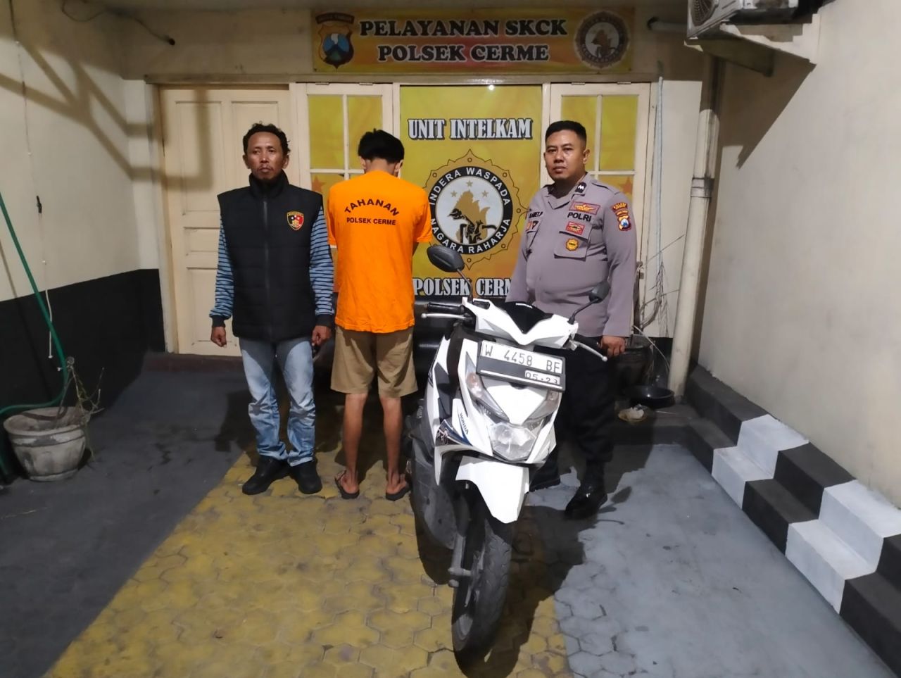 Polisi Berhasil Ungkap Curanmor Satu Tersangka Diamankan