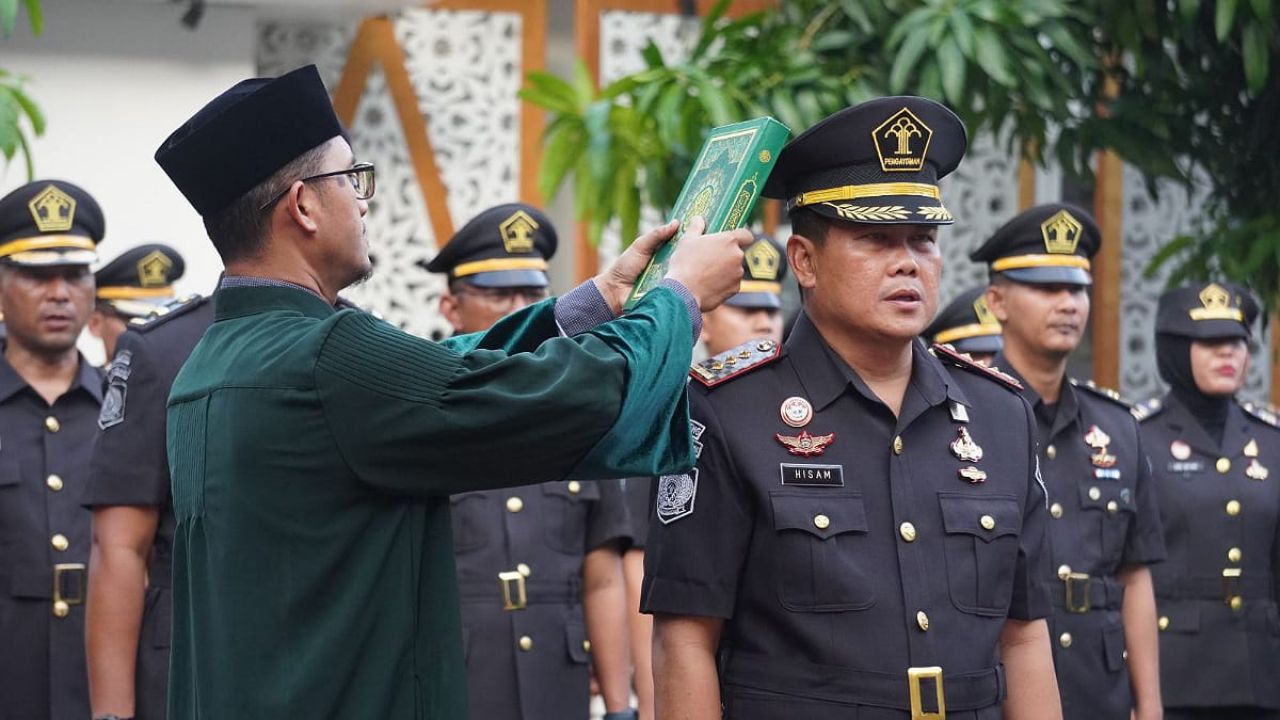Pelantikan Pejabat Baru Kakanwil Kemenkumham Jateng