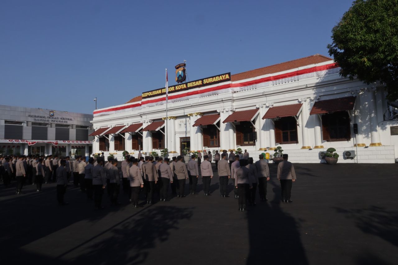 Polrestabes Surabaya siapkan ratusan personel