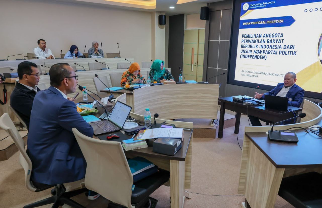 Ujian Proposal Doktoral Unair, Ketua DPD RI Bedah Perbaikan Kualitas Pembentuk Undang-Undang