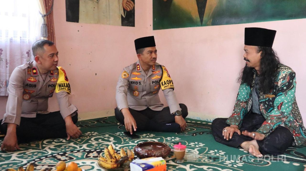 Polri saat silaturahmi ke tokoh agama Pemalang