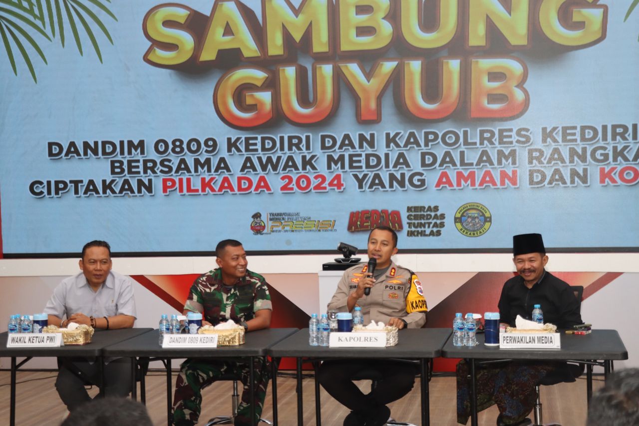 Sambung guyub bersama awak media