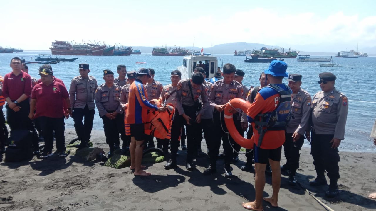 Polresta Banyuwangi Gelar Latihan Fungsi Teknis Satpolairud