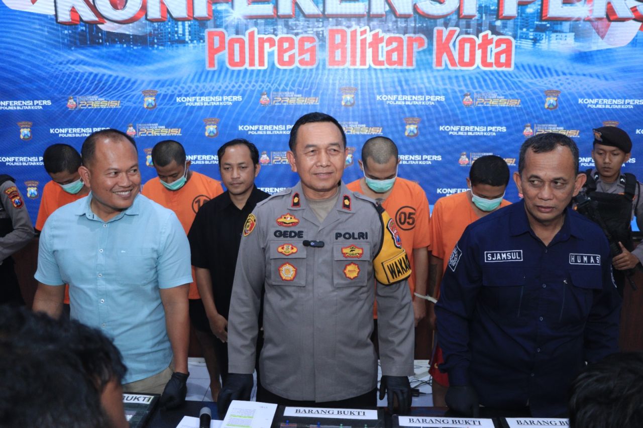 Sepanjang Agustus-September Polres Blitar Ungkap Lima Kasus Narkoba