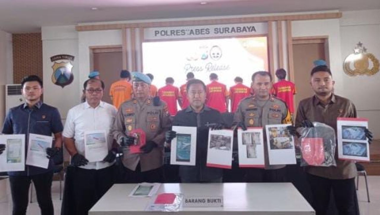 Polrestabes Surabaya beber kasus curanmor