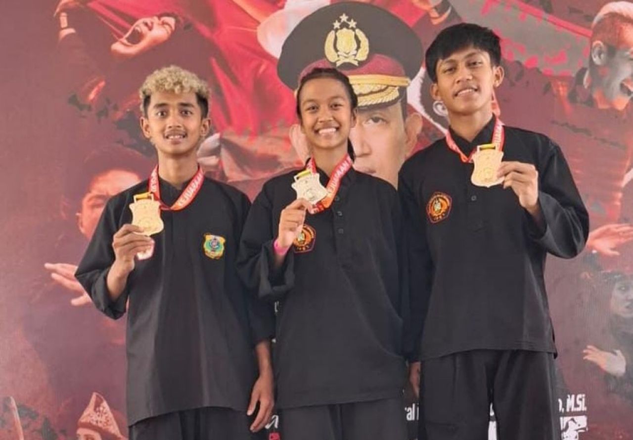Tiga Atlet SH Terate Bondowoso, yang meraih prestasi di Kapolri Cup 2