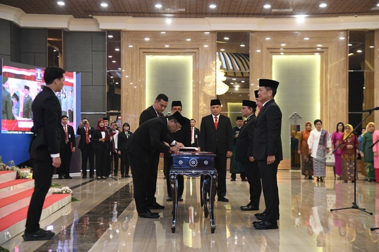 Pelantikan Sekjen Kemenkumham